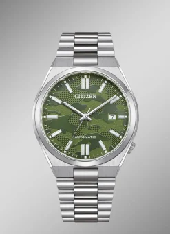 CITIZEN Herrenuhren>Serie NJ015* Automatik-Herrenuhr GRÜN