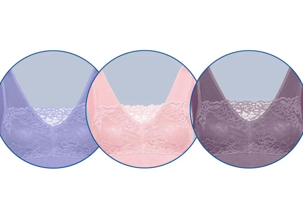 Bekleidung & Strümpfe|Damenwäsche>Comfort Spitzen BH im 3er-Set