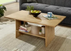 Möbel>Couchtisch aus massivem, geöltem nholz EICHE
