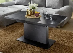 Möbel></noscript>Couchtisch mit raffinierter Liftfunktion