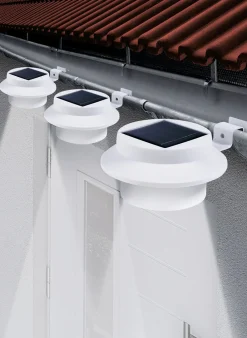 Gartenbeleuchtung>Dachrinnen-Leuchte, 3er-Set