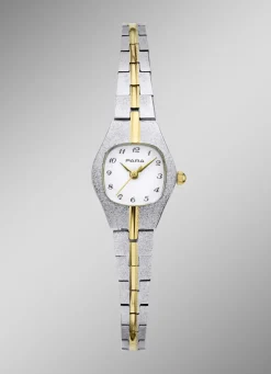 PARA Damenuhren>Damenuhr von mit bicolorfarbenem Schmuckbandgehäuse