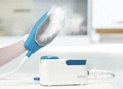 LIVINGTON Reinigung|Technik>Dampfreiniger SteamTouch WEISS-BLAU