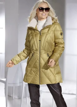 Jacken & Mäntel></noscript>Daunenjacke mit abnehmbarer Kapuze