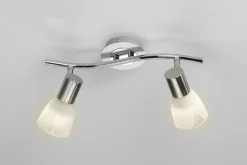 Möbel>Deckenleuchte aus mattem Metall