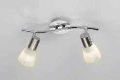 Möbel>Deckenleuchte aus mattem Metall