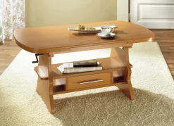 Möbel></noscript>Dekorativer Couchtisch mit Ablageböden