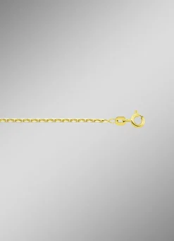 Damen-Goldschmuck>Diamantierte Ankerkette aus Gold