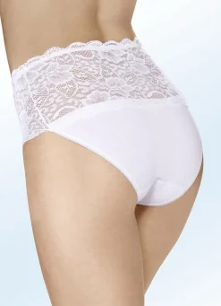 Wäsche|Damenwäsche></noscript>Dreierpack Slips mit Elastikspitze