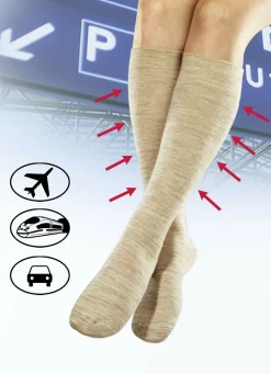 Bekleidung & Strümpfe>Dreierpack Stützkniestrümpfe