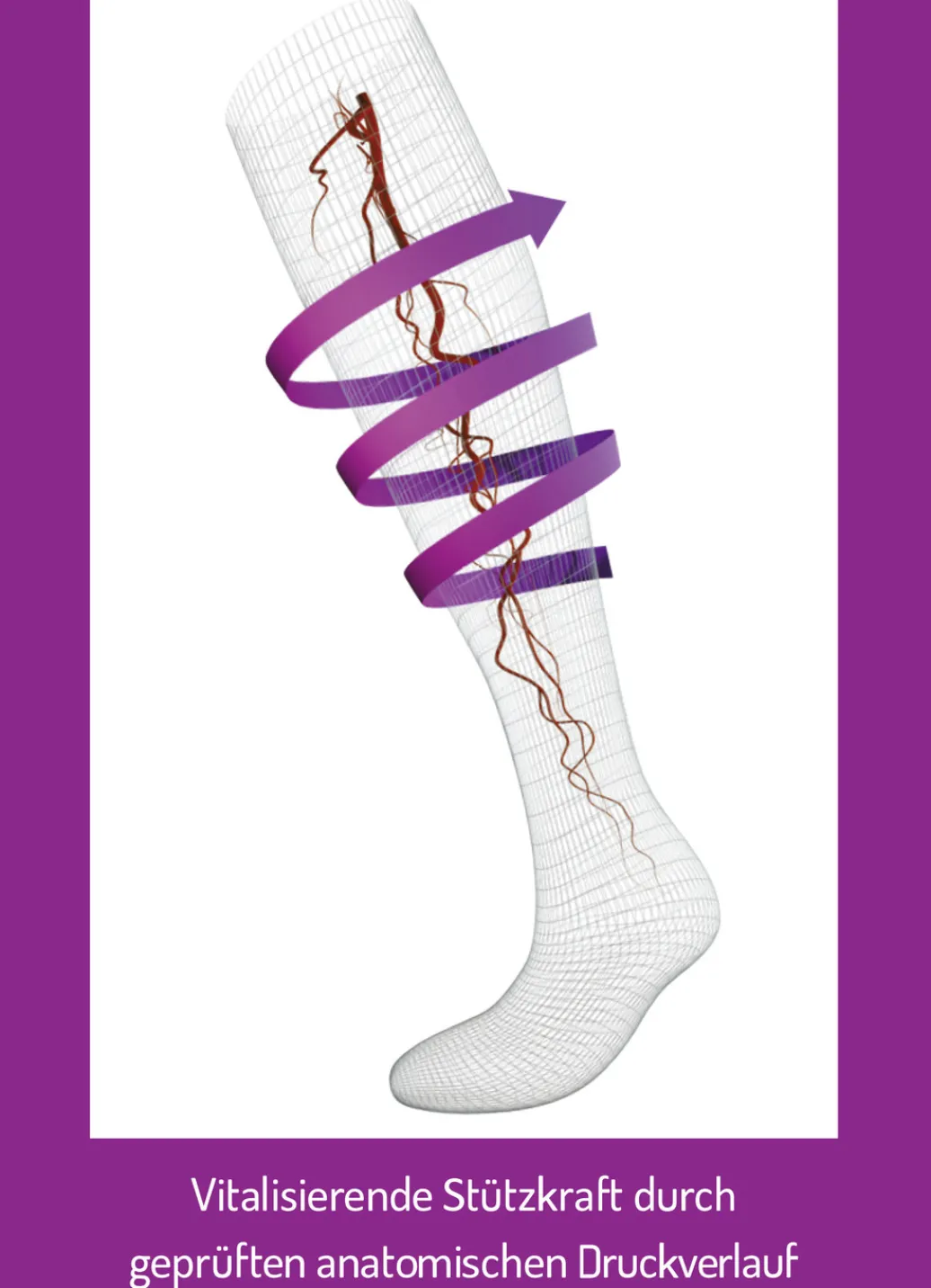 Bekleidung & Strümpfe>Dreierpack Vital-Stützkniestrümpfe