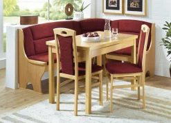 Möbel>Elegante Eckbankgruppe, 4-teilig