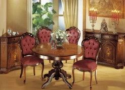 Möbel>Elegante Esstische mit ausziehbarer Tischplatte NUSSBAUM