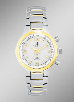 QUALITY TIME Damenuhren>Elegante Funk-Solar-Damenuhr der Marke
