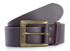 Accessoires>Eleganter Herren-Gürtel, 4 cm breit DUNKELBRAUN