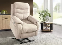 Möbel></noscript>Elektrisch verstellbarer TV-Sessel mit Motor und Aufstehhilfe