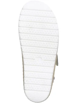 ELENA EDEN Schuhe|Damenschuhe></noscript>, bequeme Damen-Pantoletten, Weite H, mit herausnehmbarem Fußbett TAUPE