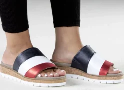 ELENA EDEN Damenschuhe|Schuhe></noscript>, bequeme Damen-Pantoletten, Weite G, mit herausnehmbarem Fußbett