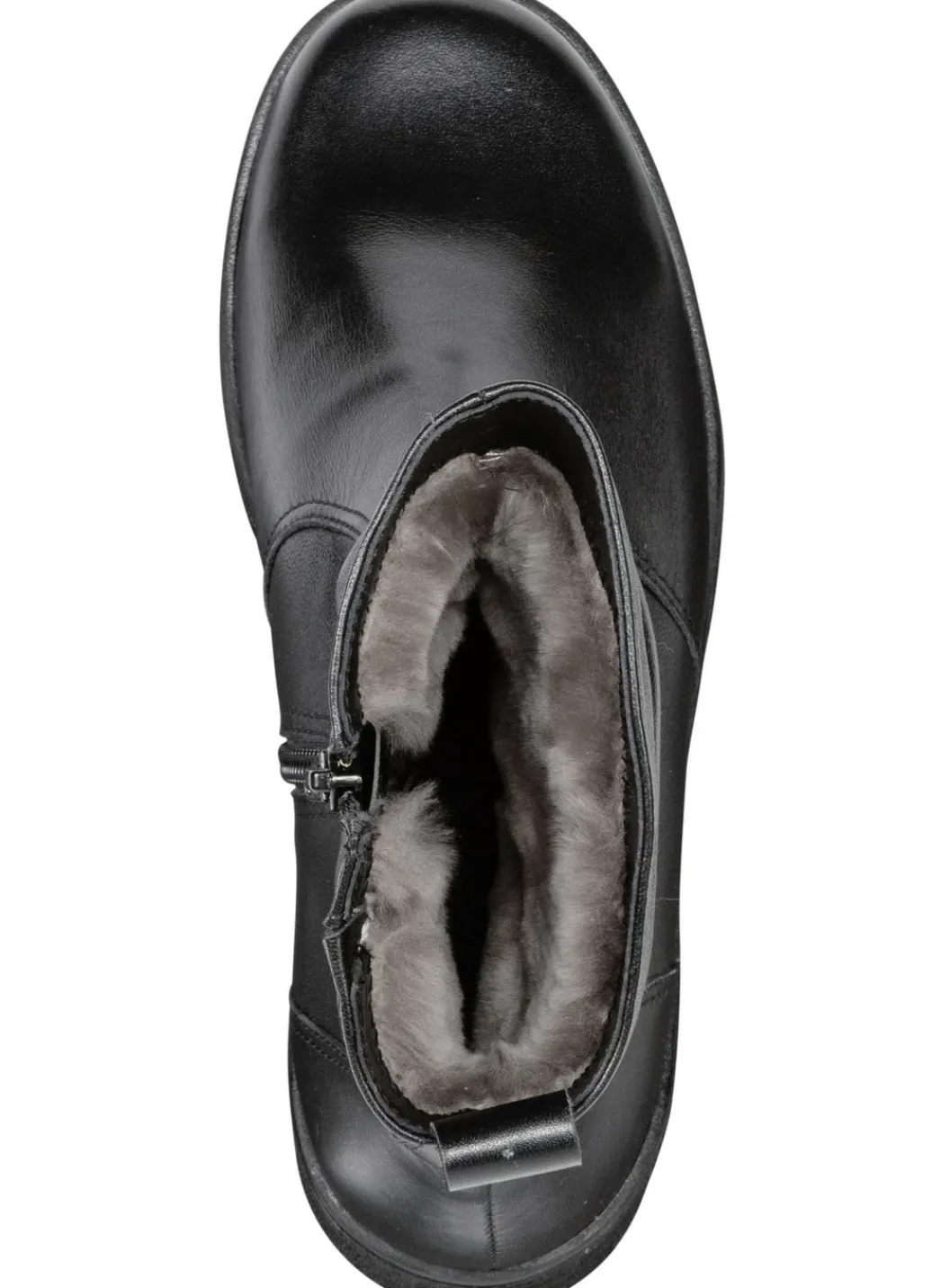 ELENA EDEN Damenschuhe|Schuhe>, gefütterte Damen-Stiefeletten, Winterschuhe, Weite H, mit Lammfell SCHWARZ