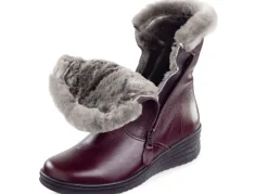 ELENA EDEN Damenschuhe|Schuhe></noscript>, gefütterte Damen-Stiefeletten, Winterschuhe, Weite H, mit Lammfell