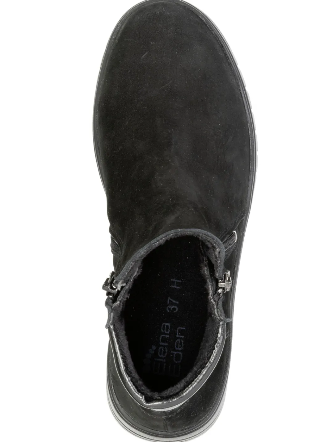 ELENA EDEN Damenschuhe|Schuhe>, gefütterte Damen-Stiefeletten, Winterschuhe, Weite H, mit herausnehmbarem Fußbett SCHWARZ