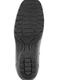 ELENA EDEN Damenschuhe|Schuhe></noscript>, gefütterte Damen-Boots, Winterschuhe, Weite H, mit Lammfell SCHWARZ-BORDEAUX