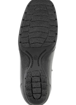 ELENA EDEN Damenschuhe|Schuhe></noscript>, gefütterte Damen-Boots, Winterschuhe, Weite H, mit Lammfell SCHWARZ-BORDEAUX