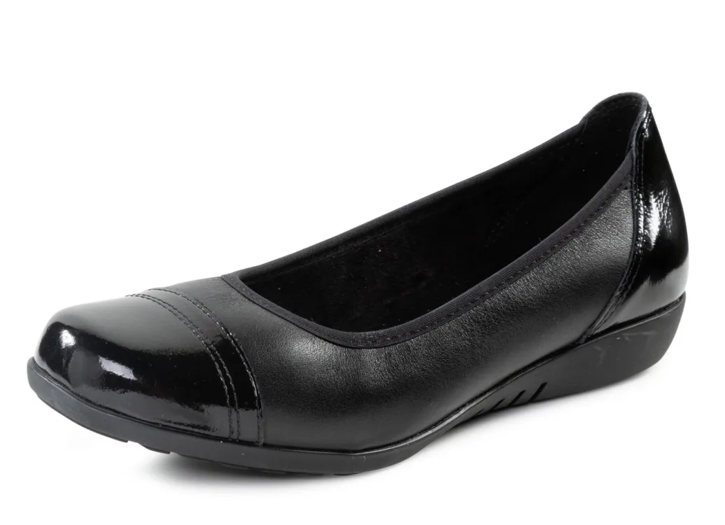 ELENA EDEN Damenschuhe|Schuhe>, klassische Damen-Ballerinas, Weite G, mit herausnehmbarem Fußbett