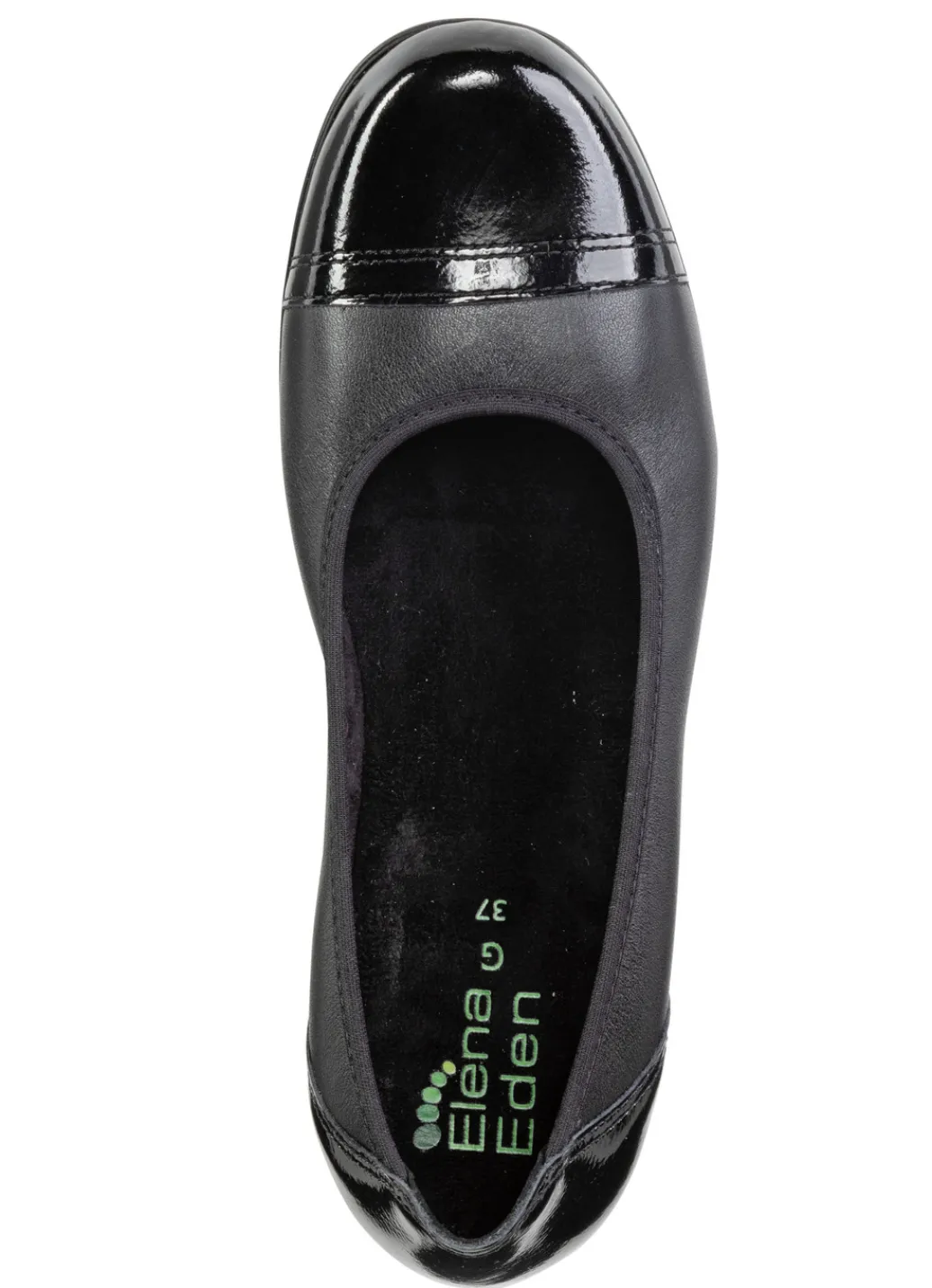 ELENA EDEN Damenschuhe|Schuhe>, klassische Damen-Ballerinas, Weite G, mit herausnehmbarem Fußbett