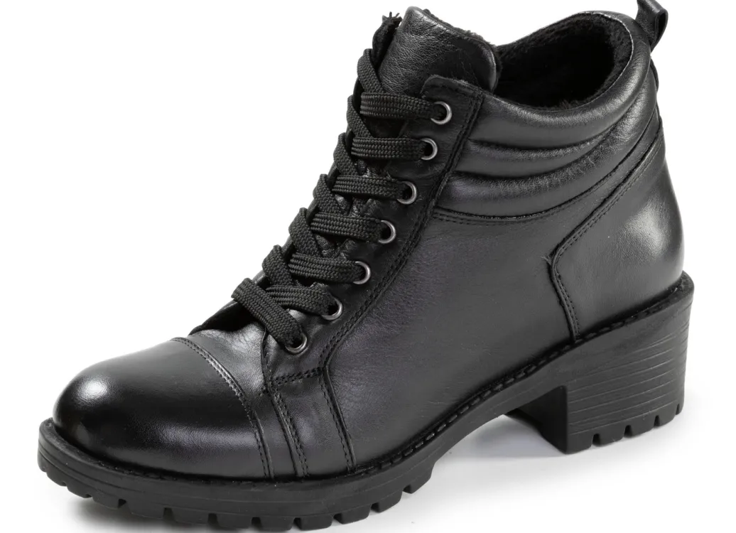 ELENA EDEN Damenschuhe|Schuhe>, klassische Damen-Stiefeletten, WInterschuhe, mit herausnehmbarem Fußbett