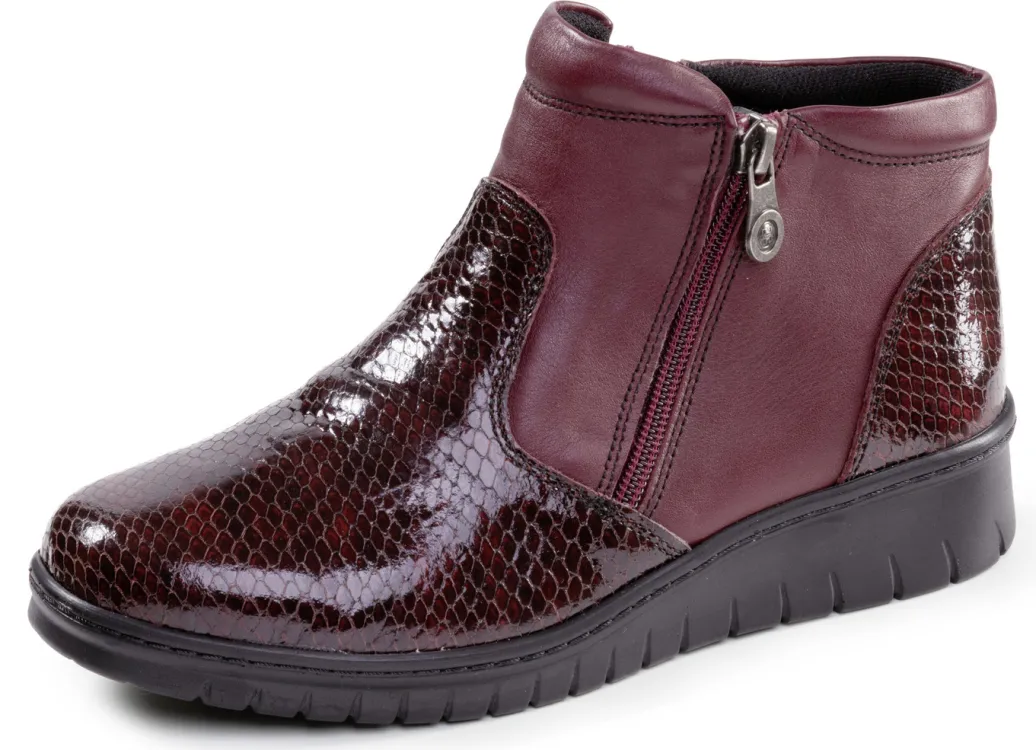 ELENA EDEN Damenschuhe|Schuhe>, komfortable Damen-Boots, Weite H, mit herausnehmbarem Fußbett