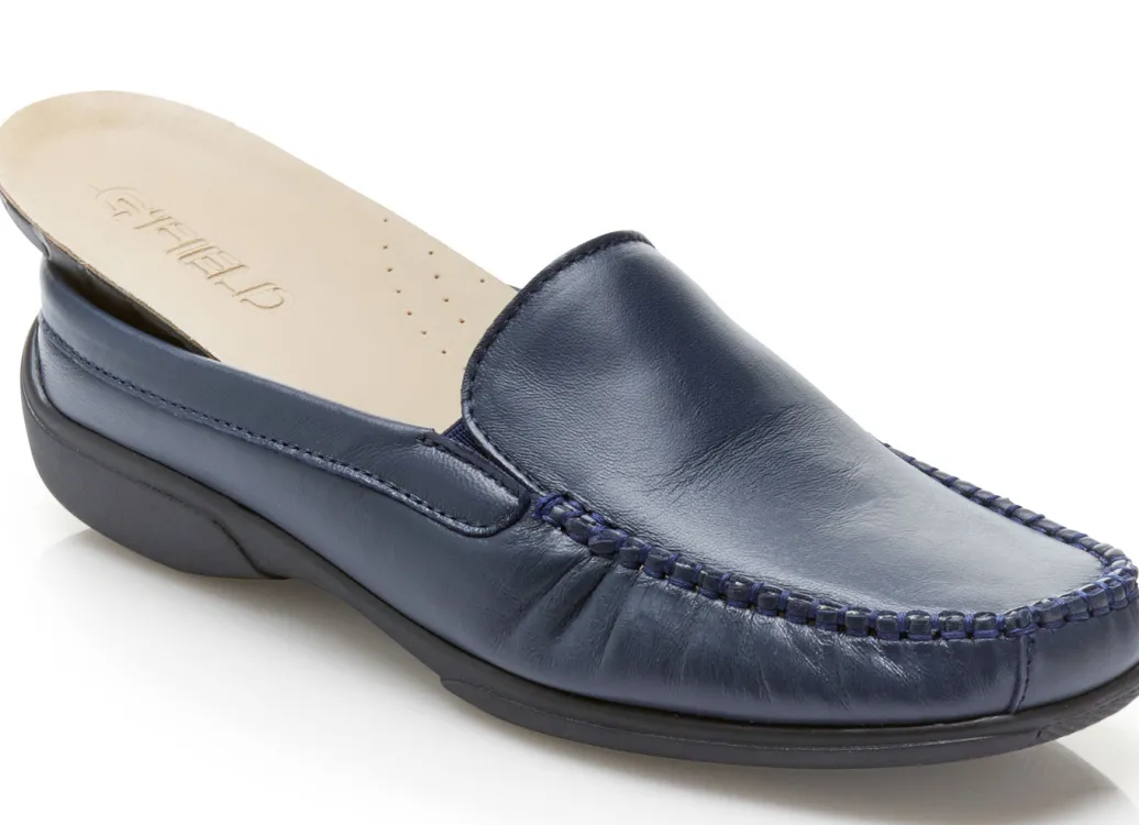 ELENA EDEN Schuhe|Damenschuhe>Mokassin Sabot mit seitlich eingesetzen Gummizügen