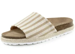 ELENA EDEN Damenschuhe|Schuhe>Pantolette aus grob gewebtem Textilmaterial