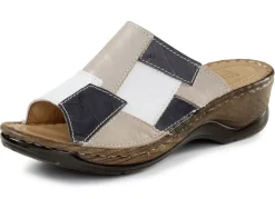 ELENA EDEN Damenschuhe|Schuhe>Pantolette mit dezenter Knitter-Struktur