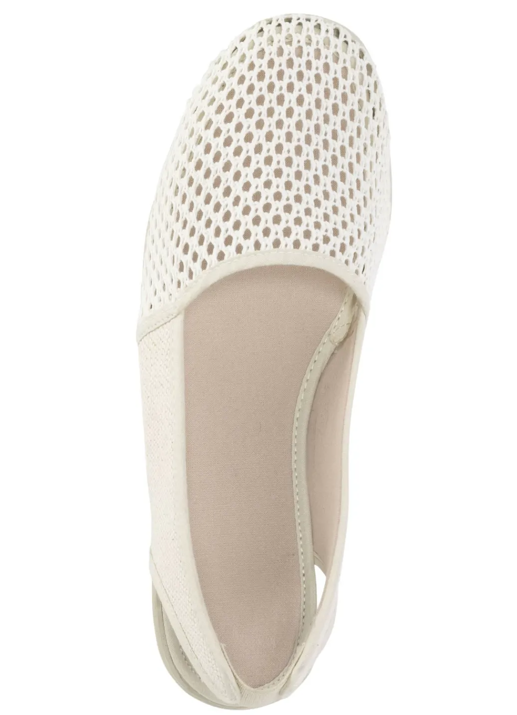 ELENA EDEN Schuhe|Damenschuhe>Sandale aus luftigem Meshmaterial und Textil mit Metallicschimmer