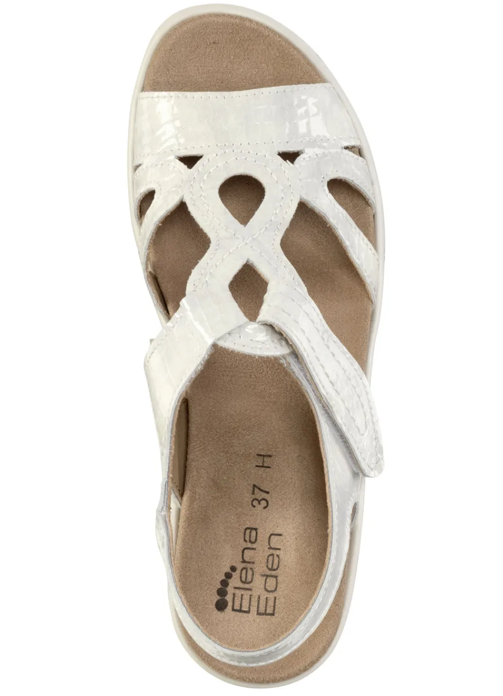 ELENA EDEN Damenschuhe|Schuhe>, schicke Damen-Sandalen, Weite H, mit herausnehmbarem Fußbett
