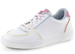 ELENA EDEN Schuhe|Damenschuhe>Sneaker aus Nappaleder WEISS-BUNT