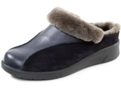 ELENA EDEN Schuhe|Damenschuhe>, warme Damen-Hausschuhe, Weite H, mit Lammfell