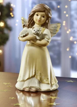 GOEBEL Goebel-Figuren>Engel mit Katze aus dem Hause