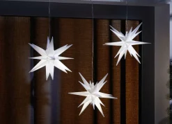Außendekorationen>3er Set LED-Sterne, mit Timerfunktion