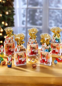 Weihnachtsleckereien|Weihnachtliche Geschenkideen>5er-Set Tütchen Inkl. süßer Füllung BUNT