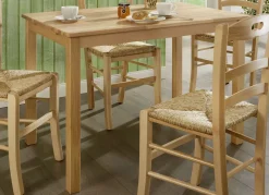 Möbel></noscript>Esstisch aus massiver Buche mit Auszug