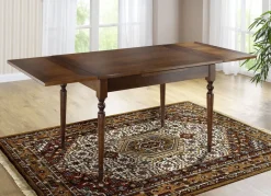 Möbel>Esstisch mit Auszug NUSSBAUM