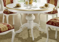 Möbel>Esstisch mit Füße aus massivem Buchenholz