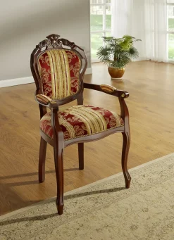 Möbel>Esszimmerstühle mit Gestell aus massivem Buchenholz