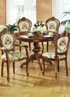 Möbel>Esszimmer-Stühle oder Sessel in Nussbaum