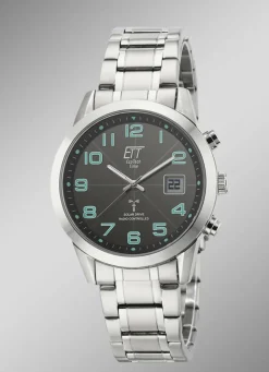 ETT Herrenuhren>Funk-Solar-Basic Herrenuhr