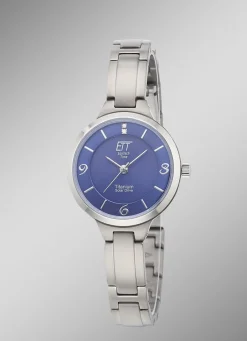 ETT Damenuhren>-Solar-Damenuhr mit Quarzuhrwerk