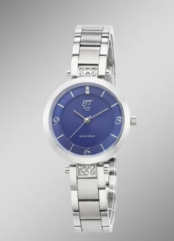 ETT Damenuhren>-Solar-Damenuhr mit Quarzuhrwerk