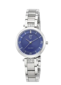 ETT Damenuhren></noscript>-Solar-Damenuhr mit Quarzuhrwerk